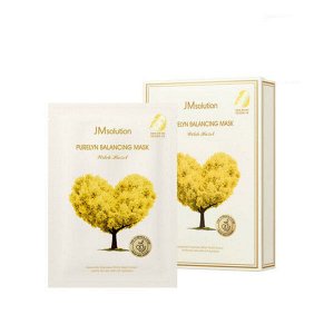 JM SOLUTION PURELYN BALANCING MASK YELLOW 30ml Балансирующая тканевая маска (желтая) 30мл