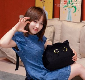 Подушка игрушка "Черный котик"