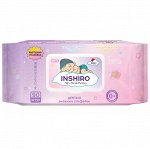 Салфетки влажные  детские INSHIRO экстракт алоэ и ромашки 90 шт