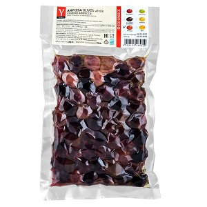 Оливки ECOGREECE AMFISSA c косточкой 250 м/у 1/12