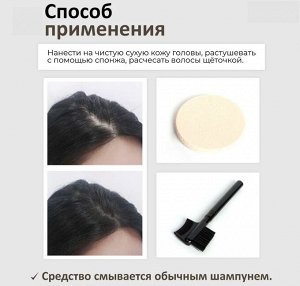 Prorance Тональная основа для седых волос (Black, Черный) Hair Foundation Black, 9,5 гр