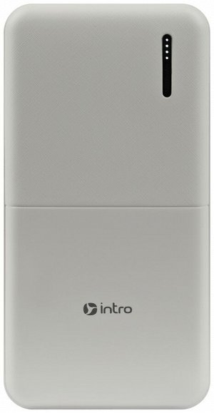 Повербанк (Powerbank) портативное зарядное устройство Intro ZX10 10000mAh белый