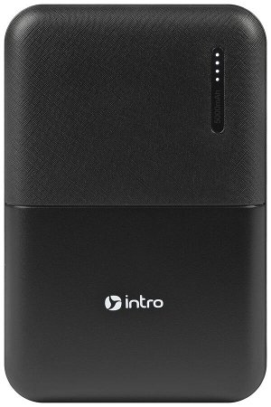 Повербанк (Powerbank) портативное зарядное устройство Intro ZX50 5000mAh черный