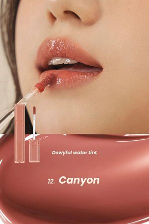 Глянцевый увлажняющий тинт для губ Rom&Nd Dewyful Water Tint