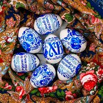 Термонаклейки на7 яиц Соборы-2 7,3 х 34,2 см