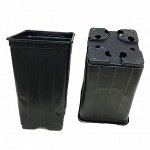 Горшок квадратный 2,1л 12*12*19,5  Роза (522 шт/уп) (мягк, полистирол) КВ12МР