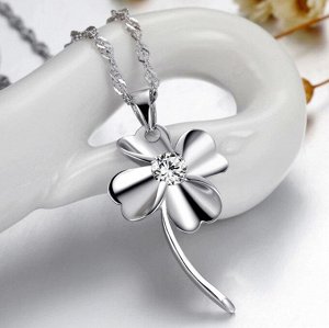 Кулон цветок стерлинговое серебро