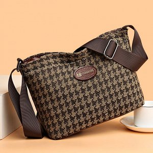 Сумка женская, через плечо, экокожа/текстиль
