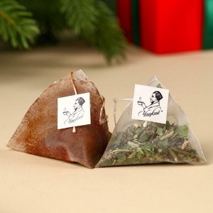 Подарочный набор : кофе молотый, чай чёрный травяной