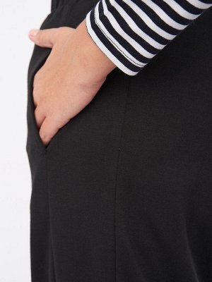 Брюки из плотного трикотажа BB20006BLK01