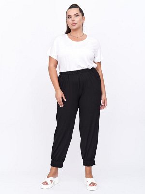 Брюки из трикотажа BB01303BLK00