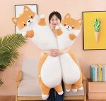 Мягкая игрушка батон &quot;Собака Корги&quot;90см