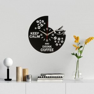 Часы настенные, серия: Кухня, "Кофе", 30 х 30 см