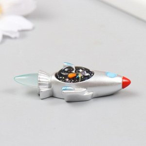 Фигурка для флорариума полистоун "Ракета" 2,7х5,6 см
