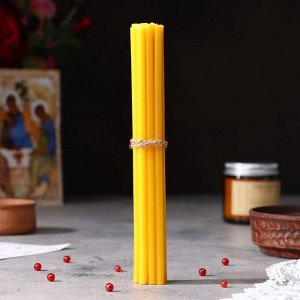 Набор свечей церковных "Николай Чудотворец" для домашней молитвы, парафин, 12 шт