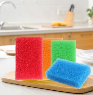 нет бренда Губка пластиковая  для мытья посуды , 2шт