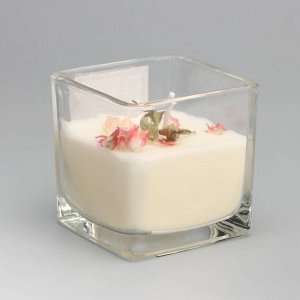 Свеча ароматическая в стакане "Soy Wax", морская соль и шалфей