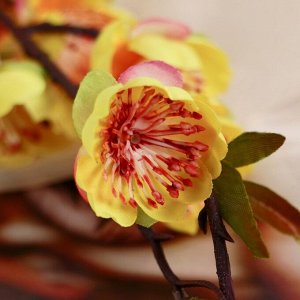 Цветы искусственные "Фаленопсис" 54 см, жёлтый