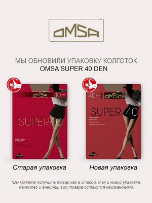 OMSA SUPER 40 колготки женские эластичные с шортиками и комфортными швами