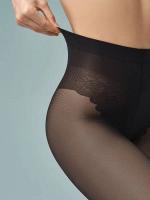 OMSA Fantastico 20 колготки женские, тонкие, эластичные, с ажурными трусиками.
