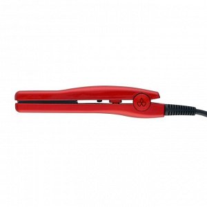 Dewal Щипцы для выпрямления волос / Mini Ceramic Base 03-7721-R Mini, красный, 25 Вт