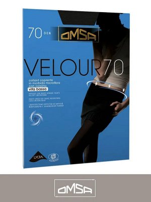 OMSA VELOUR 70 Vita Bassa колготки женские с низкой посадкой на бёдрах