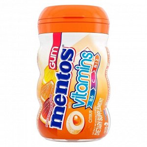 Жевательная резинка Mentos Citrus with Vitamins со вкусом цитруса (с витаминами) 50 гр