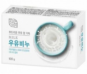 Мыло туалетное Mukunghwa молоко и масло жожоба 100г Корея