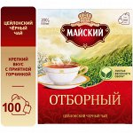 Чай черный Майский &quot;Отборный&quot; 100 пакетиков