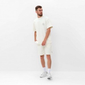 Футболка мужская MIST Men's casual размер, молочный