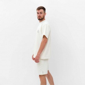 Футболка мужская MIST Men's casual размер, молочный