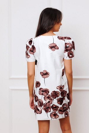 Платье мини женское с цветочным принтом Рапоза, Raposa 355