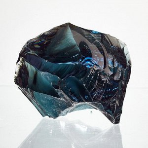 Стеклянный камень (эрклез) "Рецепты Дедушки Никиты", фр 20-70 мм, Туманный синий, 5 кг