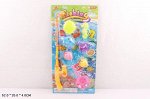 8823--Рыбалка 5 рыбок, удочка, сачок ,блист. 52*25*4 см.