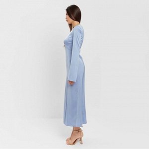 Платье женское шелковое MIST: Classic Collection р. 46, цвет голубой