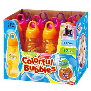 Радужные мыльные пузыри, бутылочка, 115 мл.