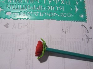 Трафарет букв и цифр, 56 элементов.