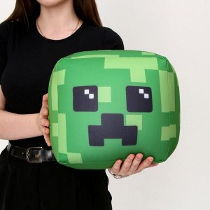Антистресс подушка куб «Зелёный чудик»