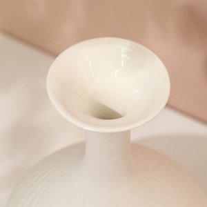 Декоративная ваза «Стелла», цвет белый