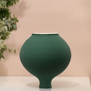СИМА-ЛЕНД Декоративная ваза «Толедо», цвет нефритовый