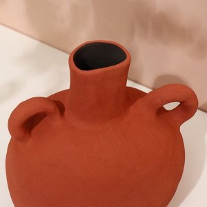 Декоративная ваза «Адриатика», цвет терракотовый