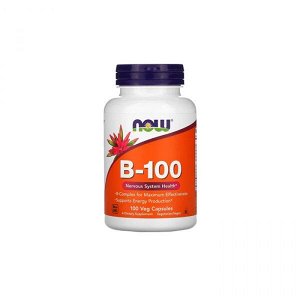 Витамины отдельные NOW Vitamin B-100 100 veg caps
