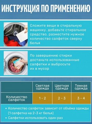 Салфетки для стирки