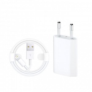 Зарядное устройство + кабель 5W USB Power Adapter For Lightning - USB Cable