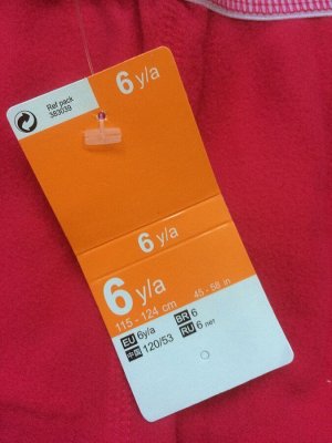 Новые флисовые штаны Quechua из Декатлон, по бирке 115-124 см