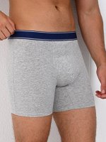 LUI et ELLE MX002 light grey Мужские трусы боксеры