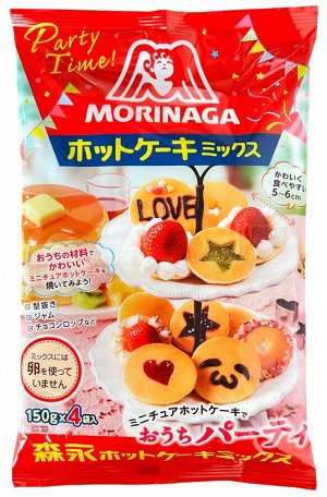 Смесь для панкейков Hot cake mix, Morinaga, 600г (150г х4)