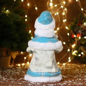 Снегурочка "Голубая шубка" двигается, 28 см