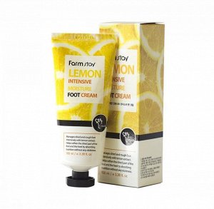 FarmStay Lemon Intensive Moisture Foot Cream Смягчающий крем для ног с лимоном