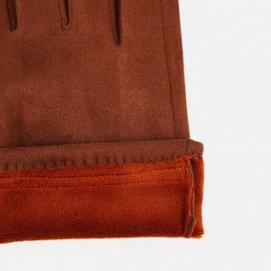 Перчатки мужские, безразмерные, без утеплителя, цвет светло-коричневый